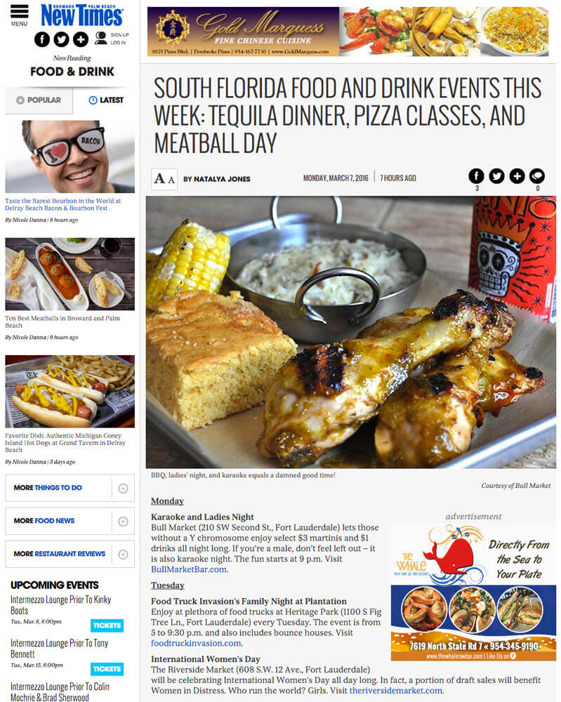 SOUTH FLORIDA FOOD AND DRINK EVENTS - Farmers Table